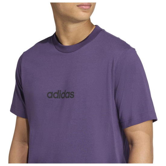 Adidas Ανδρική κοντομάνικη μπλούζα Essentials Linear Single Jersey Tee Adidas Ανδρική κοντομάνικη μπλούζα Essentials Linear Single Jersey Tee